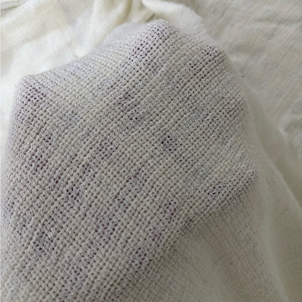ZARA Textured Cream Button-Up Jacket - Picture 9 of 9